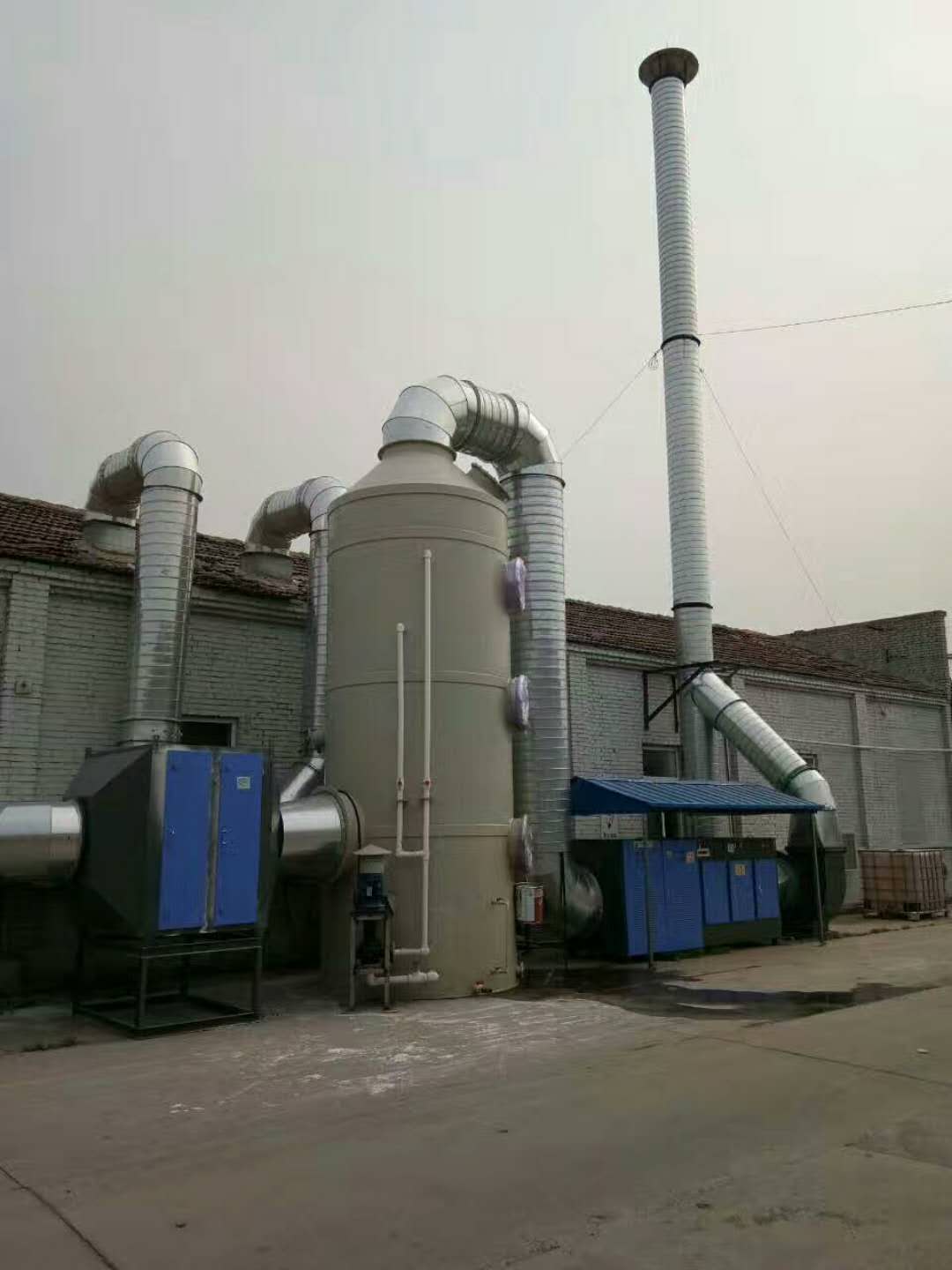 voc廢氣凈化器 煙霧處理噴淋處理凈化塔 環(huán)保設備